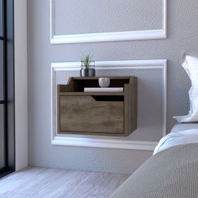 Floating Nightstand Chester, Bedroom, Dark Brown