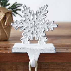 Cast Iron Snowflake Stocking Holder