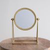 Mini Gold Tabletop Mirror