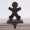 Cast Iron Gingerbread Stocking Holder