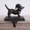 Cast Iron Dachshund Stocking Holder