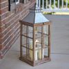 Courtlandt Lantern with LED Candles