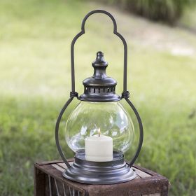 Small Gun Metal Steeple Lantern