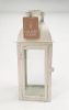 Distressed Ivory Candle Lantern