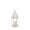 Small Distressed White Lantern