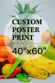 Upload Your Photo Image Custom Personalized Photo to Poster Printing Home Decor Wall Art Prints (inch: 40*60)