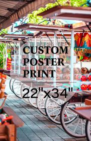 Upload Your Photo Image Custom Personalized Photo to Poster Printing Home Decor Wall Art Prints (inch: 22*34)