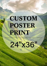 Upload Your Photo Image Custom Personalized Photo to Poster Printing Home Decor Wall Art Prints (inch: 24*36)